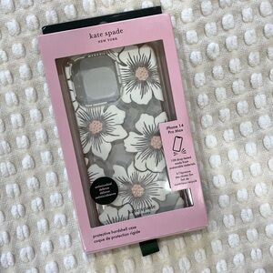 Kate Spade Pink and White Floral Phone Case